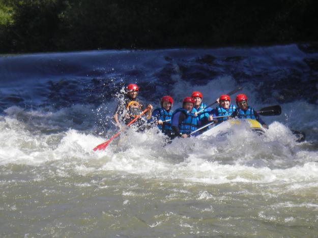 rafting en el Ebro